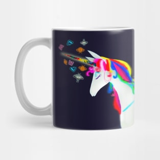 Colorful The last unicorn Mug